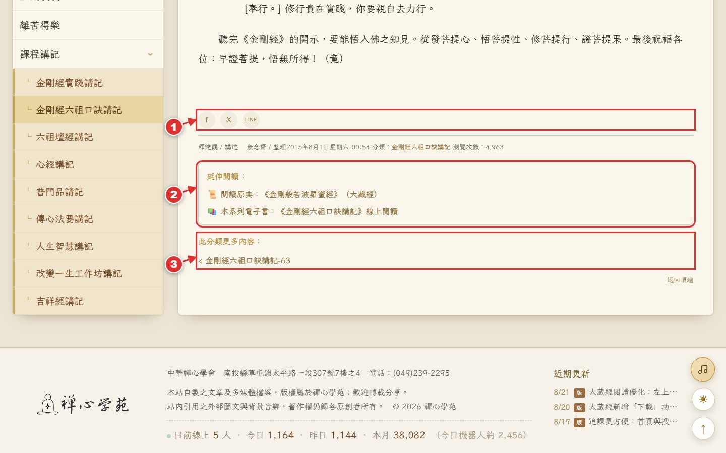 文章尾端：延伸閱讀、分享、此分類更多內容